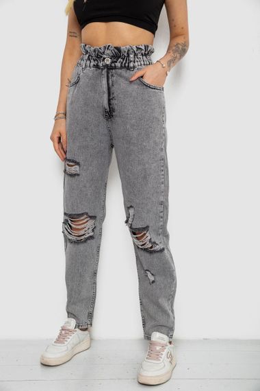 Джинси жіночі Mom-fit, колір сірий, 244R1573S20-LZ | Зображення 2