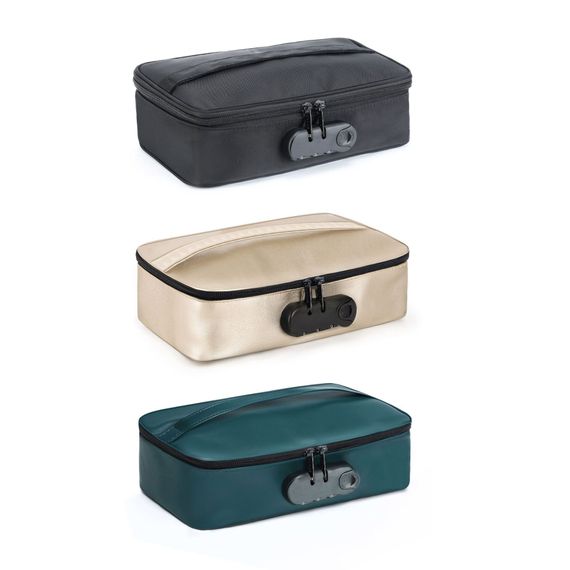 Кейс для игрушек Dorcel DISCREET BOX LUXURY GREEN, кодовый замок, 27×16×7,62 см | Зображення 6