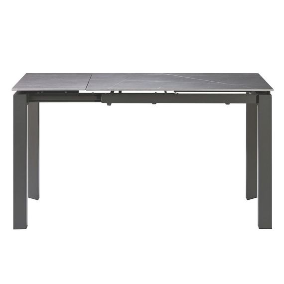 Стол обеденный Concepto BRIGHT GREY MARBLE керамика 102-142 см | Зображення 1