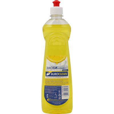 Средство для ручного мытья посуды Buroclean EuroStandart лимон 500 мл (4823078912275) - Топ Продаж!