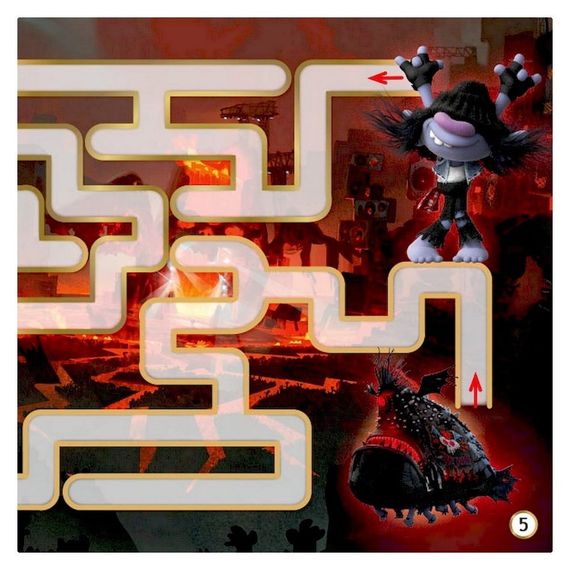 Лабіринти з наклейками "Музика об'єднує" Тролі 1249011, 450 наклейок | Зображення 4