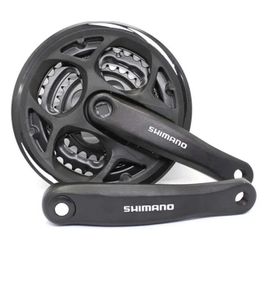 Велосипедний шатун Shimano 42/32/22 чорний XMN-032