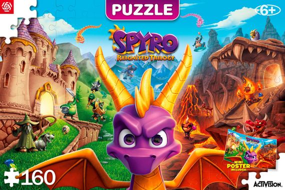 Пазл GoodLoot Spyro Reignited Trilogy Puzzles 160 ел. (5908305240389) | Зображення 1