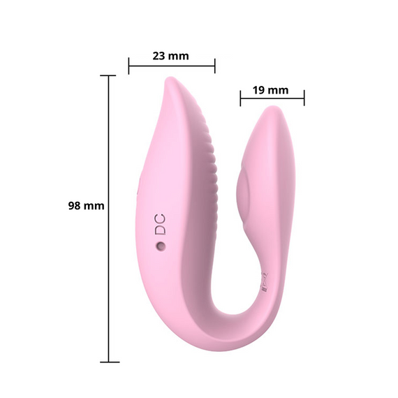 Вібратор - Erospace Sweet Play C-Type Vibrator App Control A7 Sex Aura | Зображення 7
