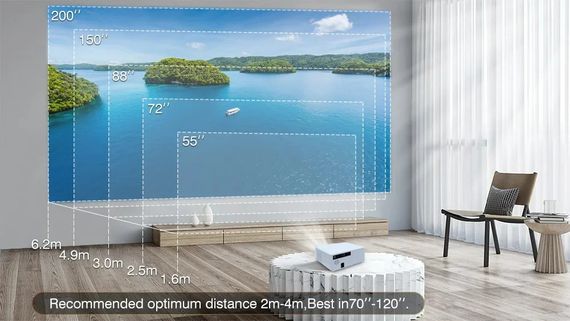 Проектор Everycom E700 Pro 1080P Electronic focus (E700 ProE_13999) | Зображення 4