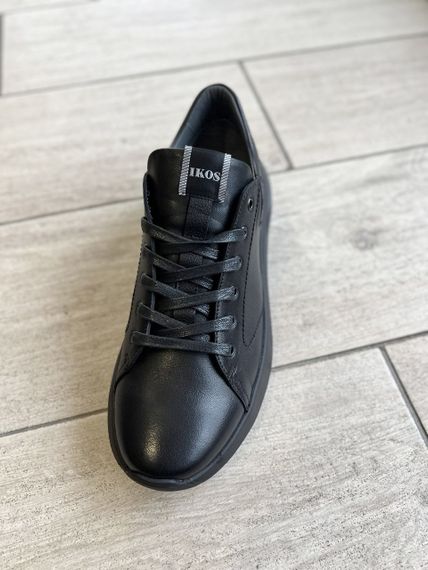 Кожаные черные кроссовки ИКОС 43 размер | Зображення 7