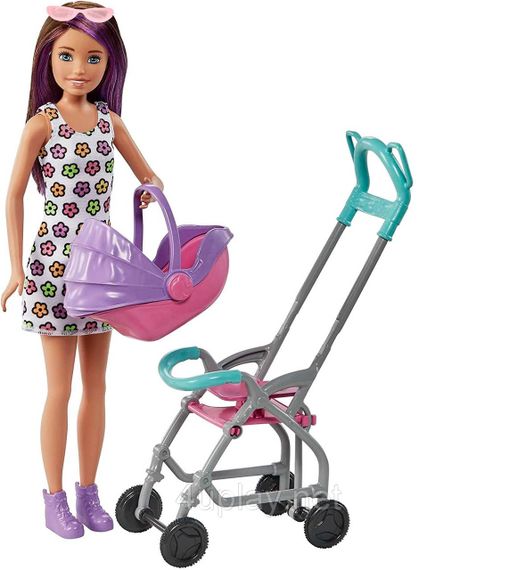 Ігровий набір Лялька Барбі Няня Barbie Skipper Babysitters з лялькою, візочком та малюком | Зображення 3