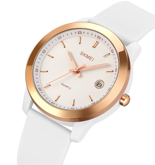 Класичний жіночий годинник Skmei 2319WT White | Зображення 3