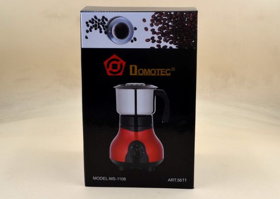 Электрическая кофемолка для дома DOMOTEC MS-1108 мини кофемолки ножевые измельчитель кофейных зерен | Зображення 4