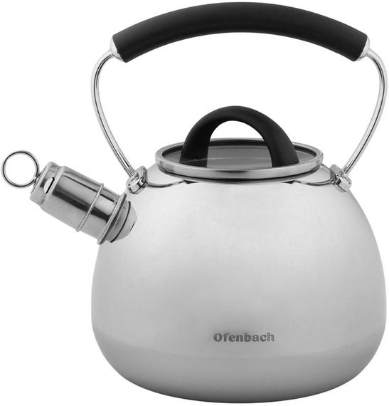 Чайник Ofenbach Magic Kettle 2.5л зі свистком та скляною кришкою | Зображення 1