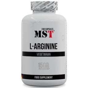 Аргінін для спорту MST Nutrition L-Arginine 240 Caps