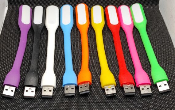 Ліхтарик USB гнучкий фіолетовий | Зображення 3