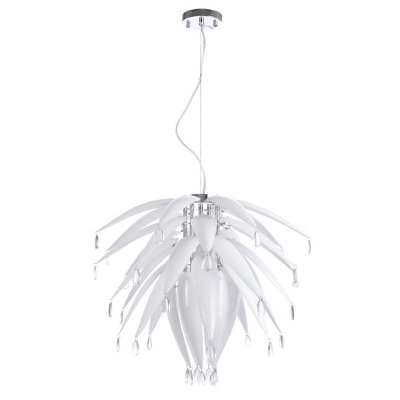 Люстра подвесная с подсветкой LED E27 60W WH (BL-123S/3)