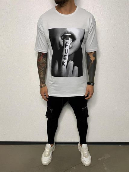 Футболка з ДТФ принтом (оверсайз) | Зображення 1