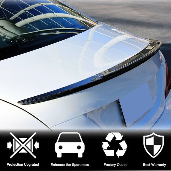 Спойлер V5 (SD, Карбон) для Mercedes CLA C117 2013-2019 гг | Зображення 1