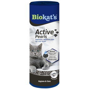 Дезодорант для кошачього туалету Biokat's Active Pearls з активованим вугіллям 700 мл