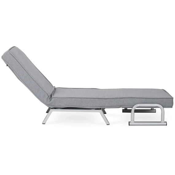 Розкладне крісло, розкладачка MEBEL ELITE BART, сірий (KR-65)(крісло-80/65/68; ліжко-190/65) | Зображення 4