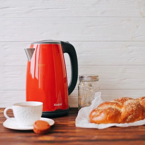 Хороший электрический чайник MG-977, Бесшумный чайник, Тихий MT-201 электрический чайник | Зображення 2