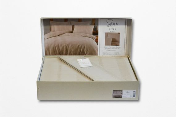 Постільна білизна Saheser Muslin 200 х 220 см Aura Bej | Зображення 4