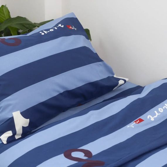 Постільна білизна підліткова ТЕП Soft dreams Line Blue 2-00886_26459 150х215 см синя | Зображення 1