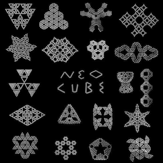 Магнитный конструктор Нео NeoCube Серебро / Головоломка Neocube / VA-103 Магнитные шарики | Зображення 2