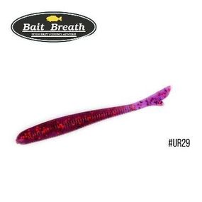 Силіконова приманка, Їстівний силікон Bait Breath U30 Fish Tail 2,8" (8шт.) (Ur29 Chameleon／Red・seed)