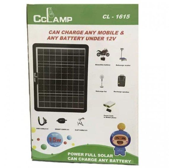 Сонячна панель з USB виходом [БРЕНД] CL 1825 чорний (43804-CL 1825_462) | Зображення 5