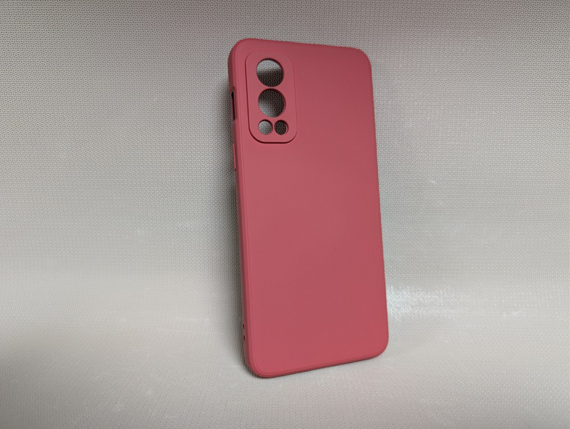 Чохол для OnePlus Nord 2 / ВанПлюс Норд 2, силіконовий, червоний