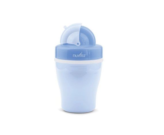 Поильник непроливайка Nuvita 18м+ 200мл. с трубочкой Синий NV1436Blue (NV1436Blue)