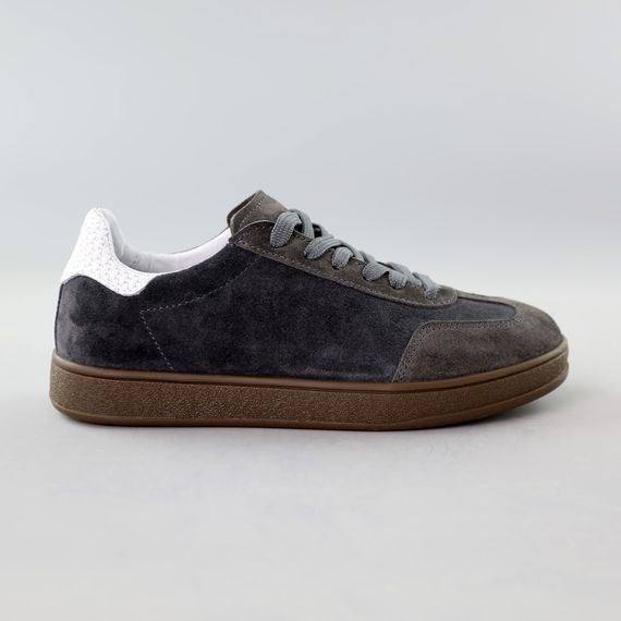 Кеди жіночі замшеві 591502 Сірі 36 37 38 39 40 41