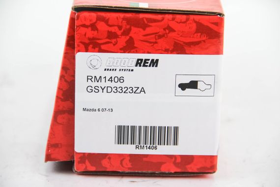Колодки передні гальмівні Mazda 6 07-13, GOODREM (RM1406) | Зображення 2