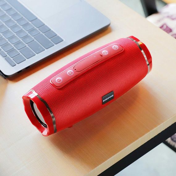 Портативна колонка BOROFONE BR3 Rich sound sports wireless speaker Red | Зображення 1