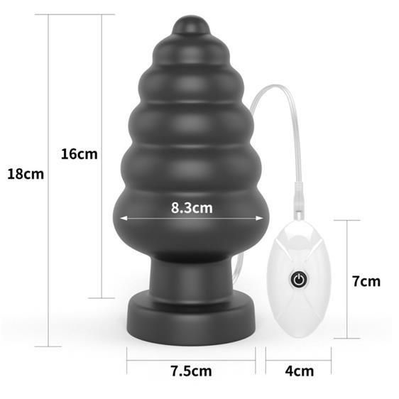 Анальна пробка - King-Sized Vibrating Anal Cracker 7" sexstyle | Зображення 1