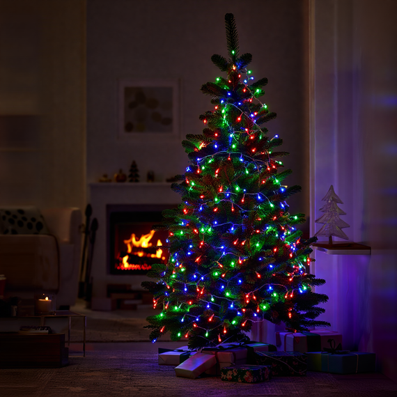 Світлодіодна гірлянда «Нитка» 30 м, 300 LED, IP65, білий дріт | Зображення 6