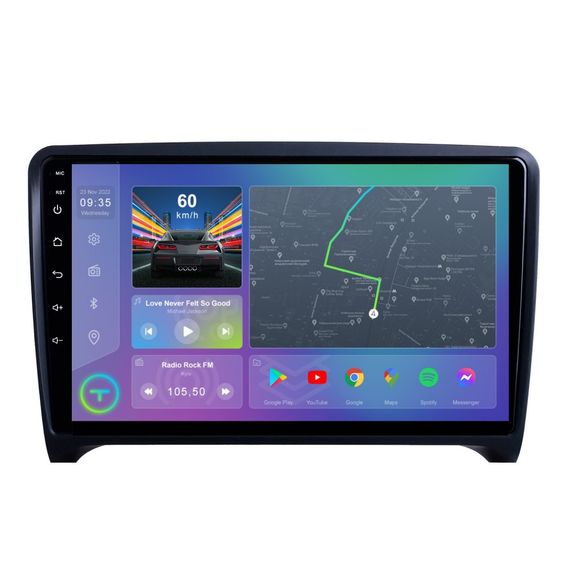 Штатна магнітола Torssen Audi TT 06-14 FL9 4+64Gb 4G Carplay DSP | Зображення 1