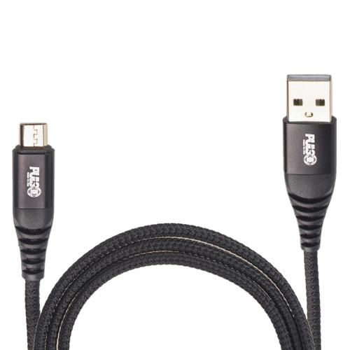 Кабель VOIN CC-4202M BK USB - Micro USB 3А, 2m, black (швидка зарядка/передача даних) | Зображення 2