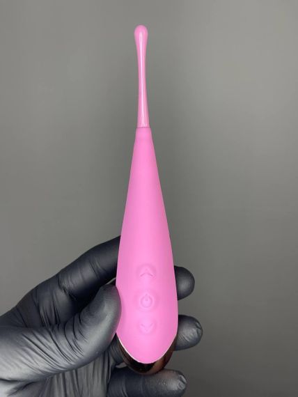 ВІБРАТОР ЖІНОЧИЙ гарний рожевий 2 насадки | Зображення 6