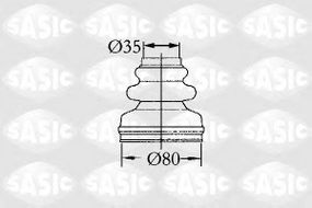 Пильовик CITROEN, PEUGEOT (вир-во SASIC) SASIC 2873813 на CITROEN ZX (N2)