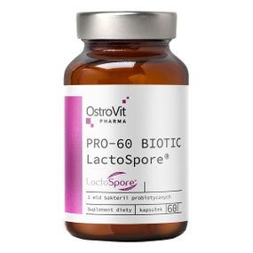Энзимы для спорта OstroVit Pharma PRO-60 BIOTIC LactoSpore 60 Caps