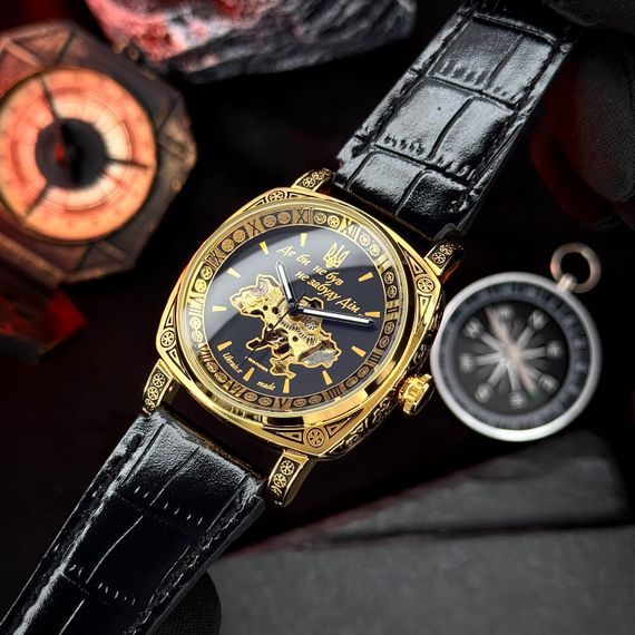 Чоловічий годинник Awarder 021 Де би не був Gold-Black | Зображення 3