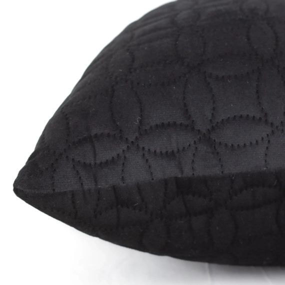 Наволочка декоративная с замком ТЕП VELOUR Мозаика 2-05175_36299 45х45 см черная