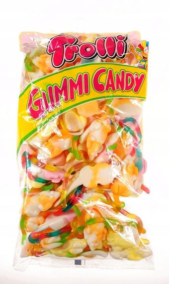 Жувальні цукерки Trolli миша 1кг Німеччина