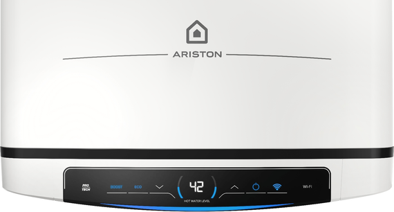 Водонагрівач електр. Ariston плаский слім VELIS PRO DRY WIFI 50 EU 3100908 | Зображення 3