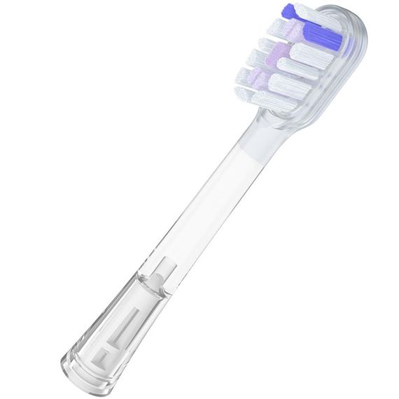 Сменные насадки для электрической зубной щетки Hoco HP64 Acoustic (2шт) Transparent | Зображення 4