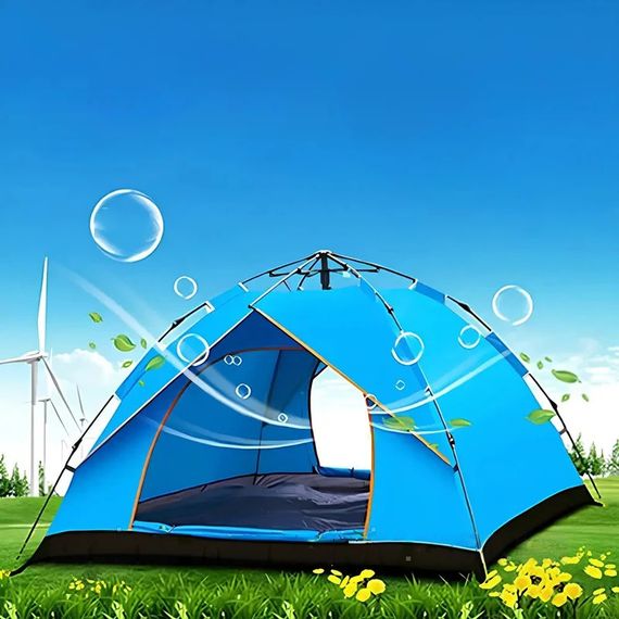Автоматична 4-місна палатка G-Tent 220х220х145см (234573998_1007) | Зображення 6