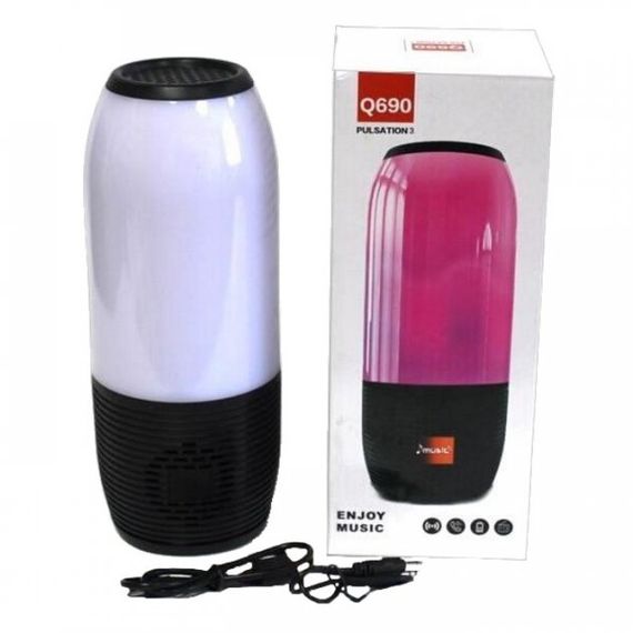 Портативная колонка XPRO Q690 10Вт USB, AUX, FM, Bluetooth черная (Q 690) | Зображення 4