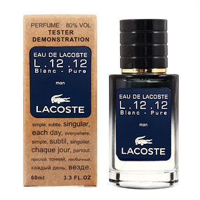Тестер Lacoste De L.12.12 Blanc-Pure 60 мл.