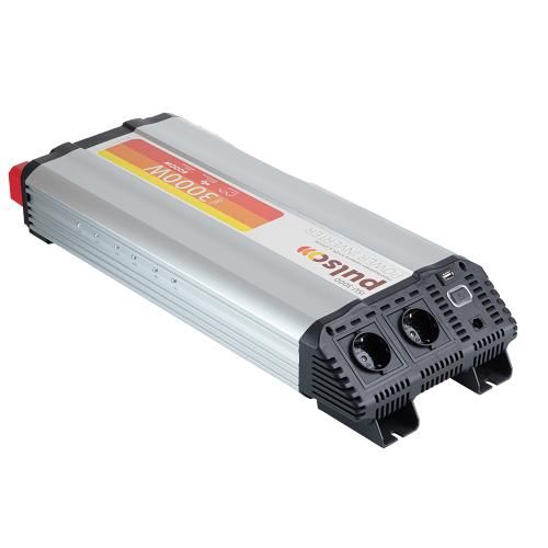 Перетворювач напруги PULSO/ISU-3000/12V-220V/3000W/LCD/USB-5VDC2.0A/син.хвиля/клеми | Зображення 6