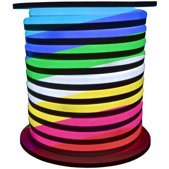Світлодіодний неон PROLUM™ 8x16 IP68 12V Series "SF" RGB PRO