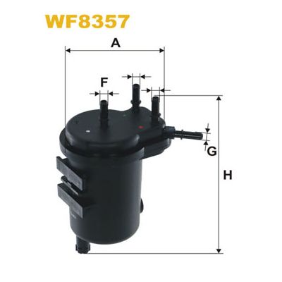 Фильтр топливный Wixfiltron WF8357